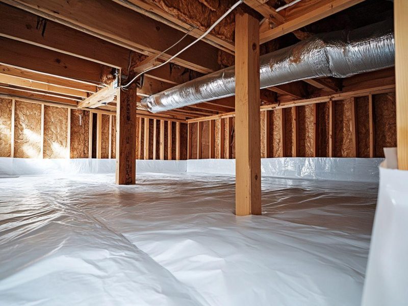 Crawl space repair and encapsulation