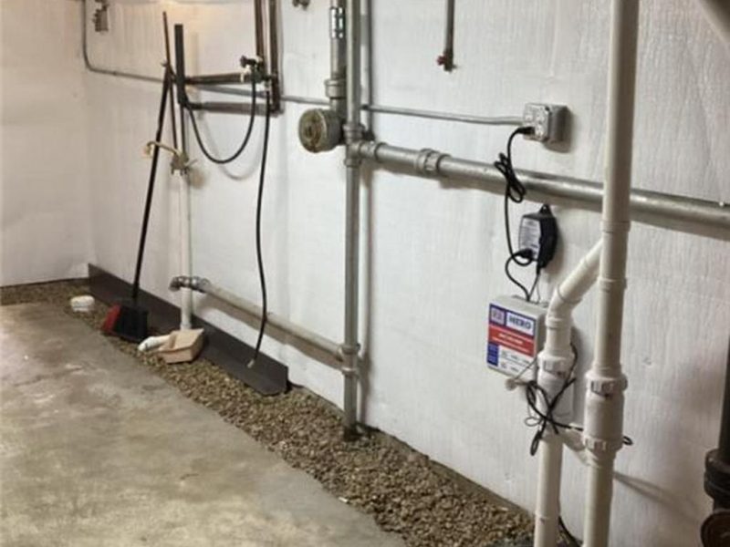 Waterproofing a basement wall to stop leaks